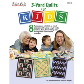 fabric café Fabric Cafe FC032242 3-Yard Quilts for Kids Muster, Papier, weiß
