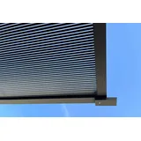 Gutta Rechteckvordach BS 3D-Line 200 x 90 cm anthrazit