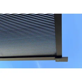 Gutta Rechteckvordach BS 3D-Line 200 x 90 cm anthrazit