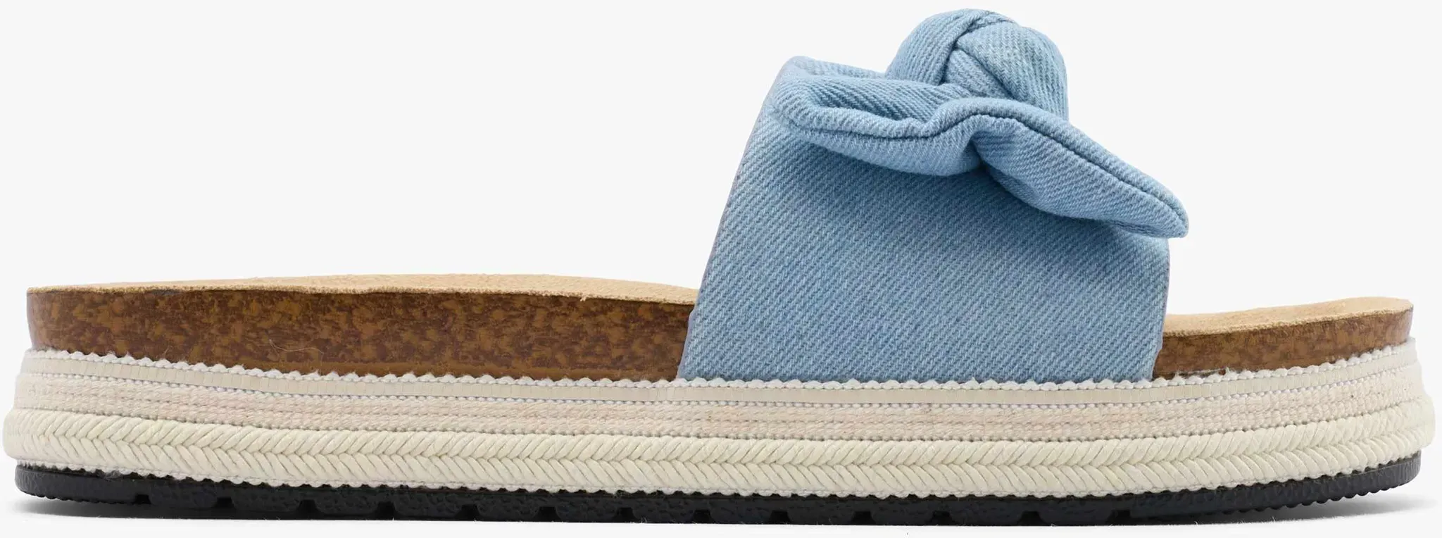 Graceland  Tieffuß Pantolette Blau, Damen, Größe: 40, Material: Denim/Synthetik - Graceland  Tieffuß Pantolette Blau, Damen, Größe: 40, Material: Denim/Synthetik - woman - Blau