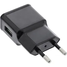 InLine USB Ladegerät Single, Netzteil, 100-240V zu 5V/1,2A, schwarz