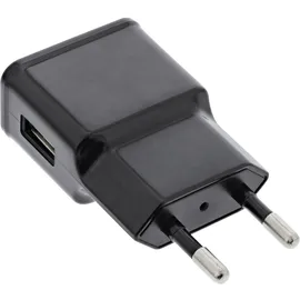 InLine USB Ladegerät Single, Netzteil, 100-240V zu 5V/1,2A, schwarz