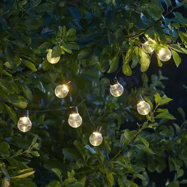 StarTrading LED Lichterkette Solar 180 cm klar warmweiß