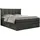 MKS Boxspringbett PREMIUM 10 KING 160/200 Dunkelgrau Struktur - H3