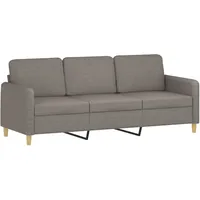 VidaXL 3-Sitzer-Sofa Taupe 180 cm Stoff