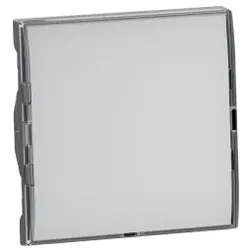 Legrand 765211 SEANO Wippe mit Beschriftungsfeld inkl. Einlagen, Farbe: Aluminium lackiert