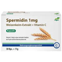 PHARMA PETER Spermidin 1 mg Weizenkeim-Extrakt + C Kapseln