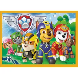 Trefl PAW Patrol, 4 in 1 Puzzle (Kinderpuzzle)