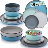 sänger Geschirrset, Tafelservice Bombay Sky Shades 16 Stück)