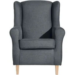 Max Winzer Ohrenbackensessel Lorris - denim