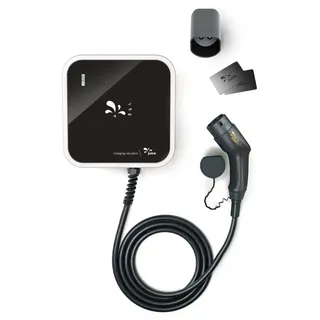 Juice Charger Me 3 Home, Premium Wallbox 11KW Elektroauto Ladestation, Kompatibel mit Typ 2 Ladekabel Elektrofahrzeugen, Einfache Installation, Wasserdicht IP67 und Stoßfest, RFID-aktiviert