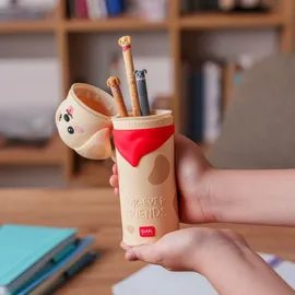 Legami 2-in-1-Federmäppchen Kawaii - Golden