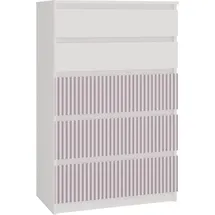 veneti Malwa M5 70 x 109,5 x 40 cm Weiß/Rosa