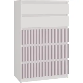 veneti Malwa M5 70 x 109,5 x 40 cm Weiß/Rosa