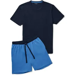 Tchibo - Shorty-Pyjama - Herren - Gr. M - dunkelblau