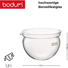 Bodum Ersatzglas zu Teebereiter 1.3l