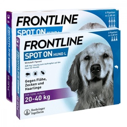 Frontline Set Hunde gegen Zecken und Flöhe