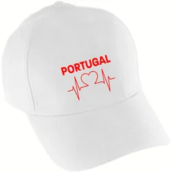 multifanshop Baseballcap - Portugal - Herzschlag - Druck rot - Mütze