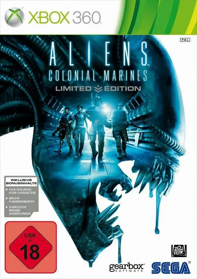 Preisvergleich Produktbild Aliens: Colonial Marines - Limited Edition Xbox 360