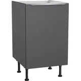 Spülenschrank OPTIFIT "Aken", grau (anthrazit), B:50cm H:87cm T:58,4cm, Schränke