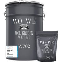 WO-WE 2K Epoxidharz Garagenfarbe Bodenfarbe Betonfarbe W702 Anthrazit-Grau RAL 7016-10Kg