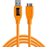 Tether Tools USB-A auf Micro-USB 4,6 m Orange