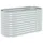vidaXL Garten-Hochbeet verzinkter Stahl 160 x 80 x 81 cm Silber