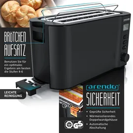 Arendo ELEGANT 1,5 l Schwarz