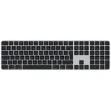 Apple Magic Keyboard mit Touch ID und Ziffernblock für Mac mit Apple Chip (USB-C), schwarz/silber, USB/Bluetooth, DE (MXK83D/A)