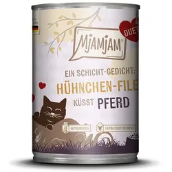 MjAMjAM - Duett 390g MjAMjAM Katze 6x390g DUETT HühnchenFilet mit Pferd
