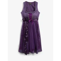 bonprix Dirndl mit Perlen (2-tlg.Set), lila, 54