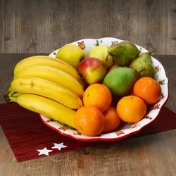 Maestro Natale Weihnachten Servierschale Ø33cm rund aus Keramik - 965/34