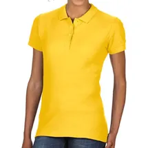 Gildan Damen Softstyle Double Piqué Polo 64800L daisy S