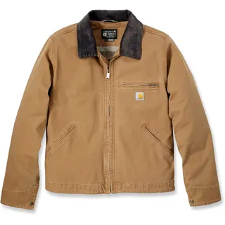 CARHARTT Duck Detroit Rugged Flex Detroit, Textiljacke - Hellbraun/Schwarz - L