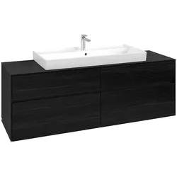 Villeroy & Boch Waschtischunterschrank „Collaro“ für Schrankwaschtisch 160 × 54,8 × 50 cm Waschbecken mittig mittig