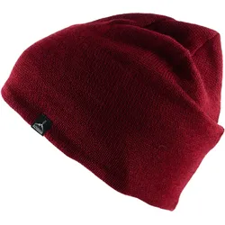 Wintermütze Seeker Fein Strickmütze Unisex Beanie Mütze Wollmütze Merino Wolle rot No Size