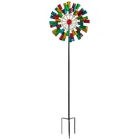 Dehner Riesen Windrad Ø 61 cm Höhe 213 cm Bunt