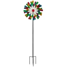 Dehner Riesen Windrad Ø 61 cm Höhe 213 cm Bunt