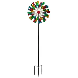 Dehner Riesen Windrad Ø 61 cm Höhe 213 cm Bunt