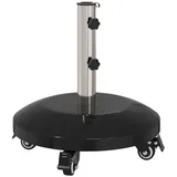 vidaXL Schirmständer Granit 29 kg Schwarz