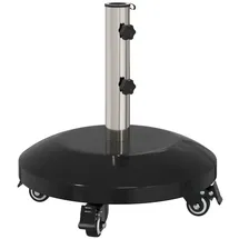 vidaXL Schirmständer Granit 29 kg Schwarz