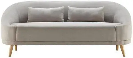 Sofa Jannike Grau Velours