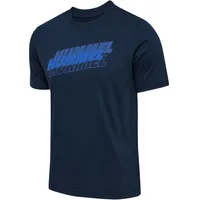 Hummel hmlGRAPHIC Triple Logo Baumwoll T-Shirt 7459 - dress