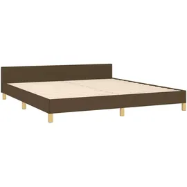 vidaXL Bettgestell 180 x 200 cm Dunkelbraun