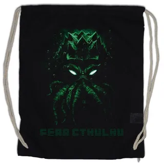 Urban Backwoods Turnbeutel Fear Cthulhu Turnbeutel Call Horror Arkham H. P. Lovecraft Miskatonic (1-tlg), Horror Monster Innsmouth Azathoth schwarz