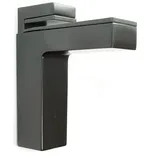 Strate 0940.20 Glas- und Regalträger schwarz matt, VPE=2Stück , ...