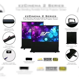 Plus Screen ELITE SCREENS-EZ CINEMA PLUS - MOBILE KOFFERLEINWAND4:3 / MaxWhite 2 / 203 x 152-Projektionsleinwand-geeignet für: normalen Beamer