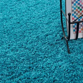 Ayyildiz Life Shaggy 1500 Hochflorteppich 160 cm türkis