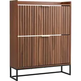 Vevor Schuhkipper 80 x 24 x 100 cm Braun / Braun