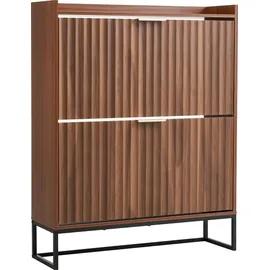 Vevor Schuhkipper 80 x 24 x 100 cm Braun / Braun
